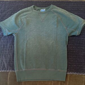 J. CREW Knit Goods Men’s Short Sleeve Lightweight Raglan Sweatshirt